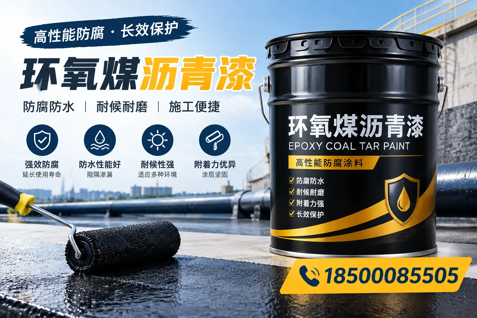 选择环氧煤沥青漆时需注意的五个问题,帮助桂林用户